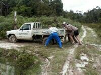 Break-down service on the road to Pa' Umor! (106Kb)